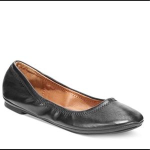 Lucky Brand Emmie Flats - size 7 Black